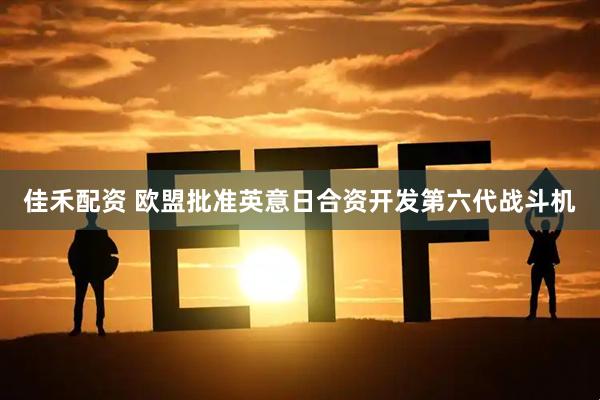 佳禾配资 欧盟批准英意日合资开发第六代战斗机