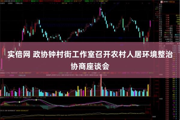实倍网 政协钟村街工作室召开农村人居环境整治协商座谈会